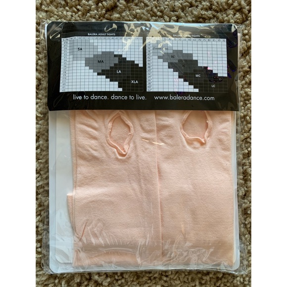 SA Balera Pink Ballet Tights - Picture 2 of 2